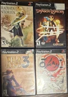 PlayStation 2 RPG Lot: Radiata Stories, Breath of Fire, Wild Arms 3, Okami w/ M…