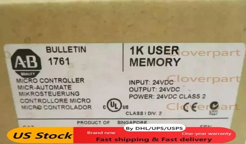 New  Sealed AB 1761-L16BBB MicroLogix 1000 16 Point Controller US Free Tax