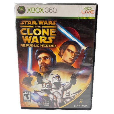 Star Wars the Clone Wars Republic Heroes Xbox 360  CIB Complete Tested 