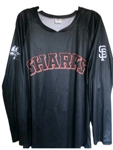 2024 San Jose Sharks SF Giants Bay Area Unite Night Shirsey SGA NEW Medium M