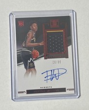 2022 Panini Impeccable Internatuonal Peyton Watson  Patch Auto Asia Red /88