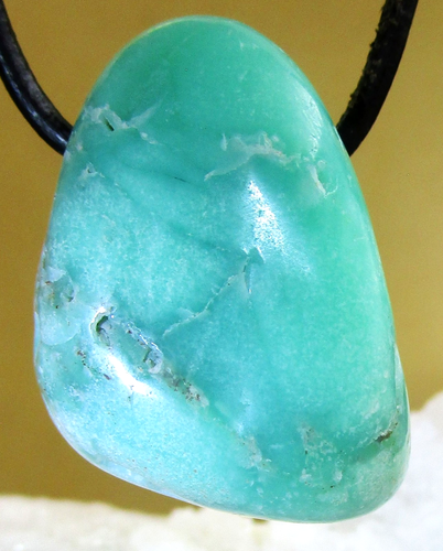 CHRYSOPRAS FREEFORM Trommelstein gebohrt EDELSTEIN ANHÄNGER Nr.120 CHRYSOPRAS FREEFORM Trommelstein gebohrt EDELSTEIN ANHÄNGER Nr.120