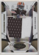 2009 Certified Mirror Gold Materials Prime 22/25 Brian Robiskie #237 0aa