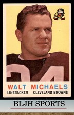 1959 Topps #26 Walt Michaels Cleveland Browns (1A4)
