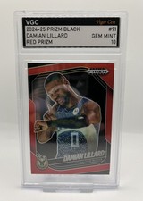 2024-25 Prizm Damian Lillard /299 Red Prizm Dame Time Milwaukee Bucks VGC 10