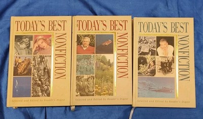 JOB LOT X 3 TODAYS BEST NON FICTION BY READERS DIGEST HARDBACKS 1992