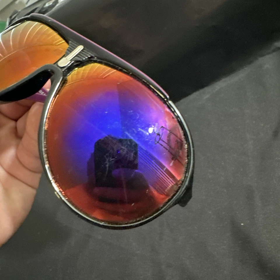 Unisex PUGS Sunglasses Style # C8 Glossy Black Purple  Aviator Frames - Image 3 of 4