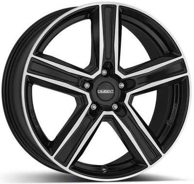 4x Alufelgen DEZENT KG dark Black/polished 7,5x20 ET44 LK5 112 20 Zoll Felgen Al