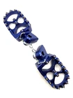 KTM250SX 2009 FOOTPEGS MXPUK WIDE FOOT PEGS KTM BLUE 2008 250SX (456)