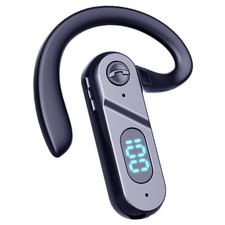 Bluetooth Headset Wireless Bluetooth Earpiece Single Ear Voice Control Answer...