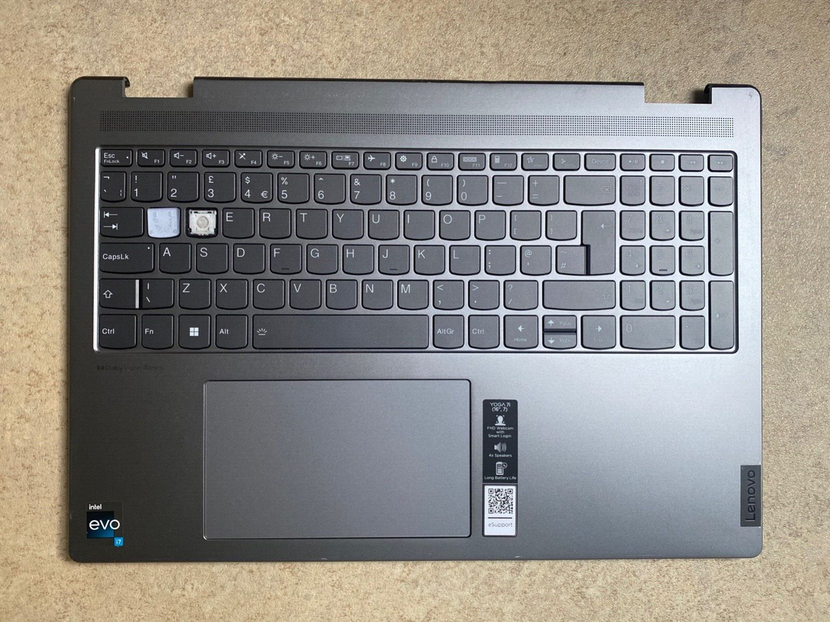 Lenovo Yoga 7i 16IRL8 7i 16IAP BACKLIT UK Keyboard Key