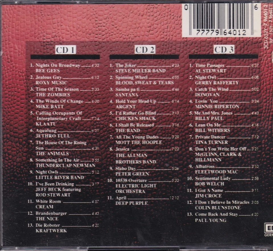 Masterpieces in Pop & Rock - Vol. II - 3fach-CD -A22- vg+ - Bild 2 von 2