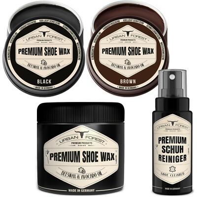 Schuhwachs Schuhcreme Shoe Wax Schuhcreme Schuhreiniger Made in DE URBAN FOREST