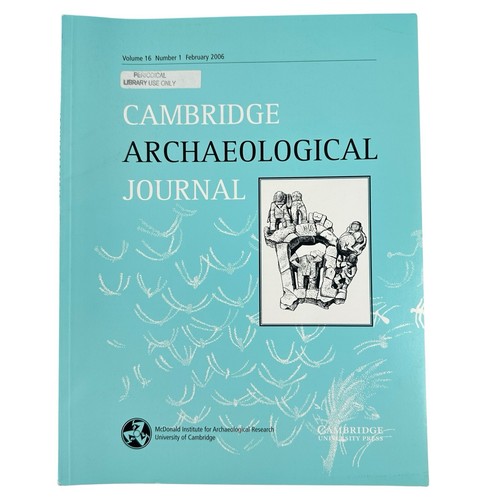 Cambridge Archaeological Journal Volumes McDonald Institute University 2005-2013 - Foto 10 di 10