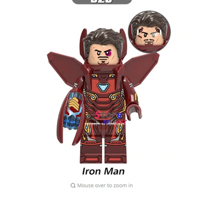 iron man lego figure infinity war