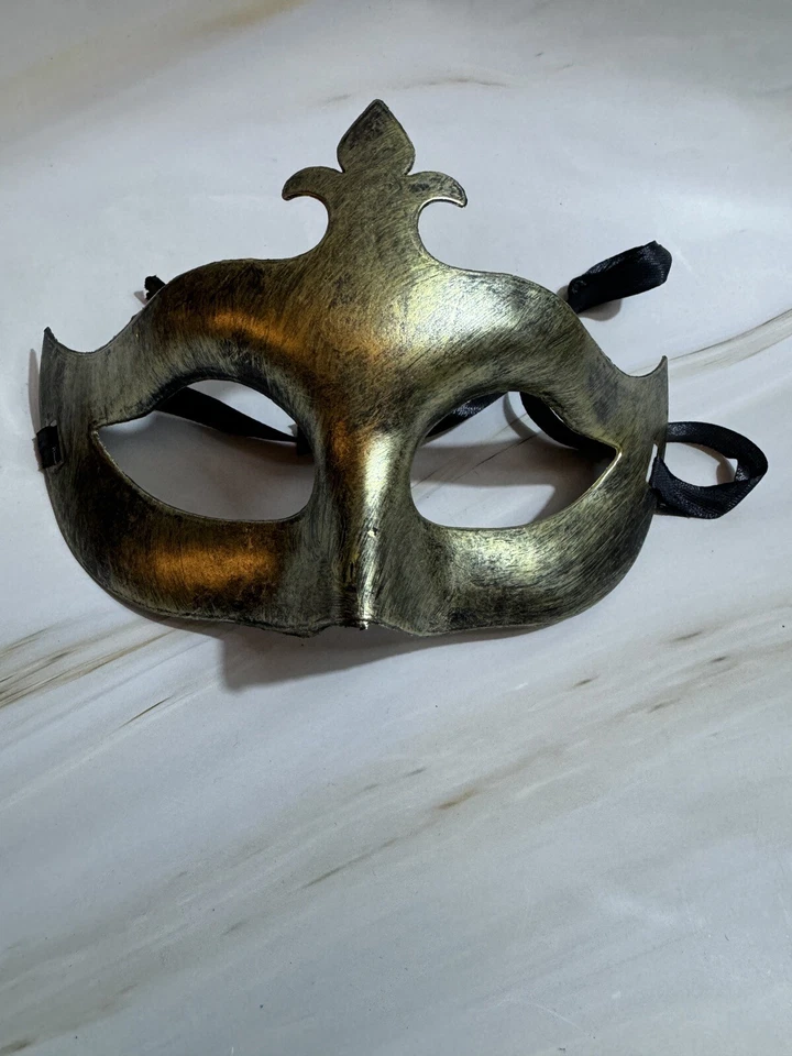 Coolwife Men's Masquerade Mask Vintage Venetian Checkered Musical Party - Image 2 of 4