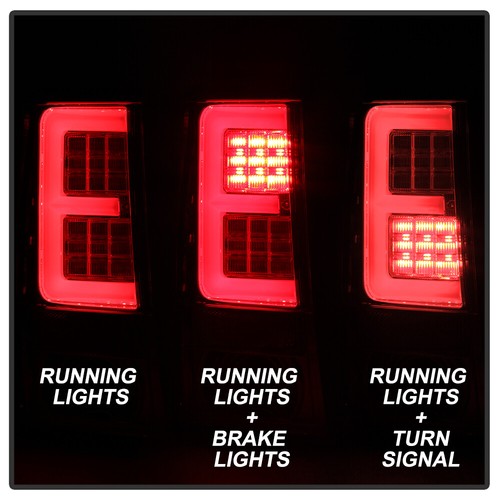 NEW 2005-2006 Jeep Grand Cherokee LED Tube Tail Lights Brake Lamps Left+Right - 第 10/10 張圖片