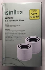 ISINLIVE CORE P350-RF True HEPA Pet filter 2pk for LEVOIT Core P350 air purifier