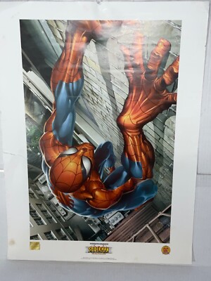 2000 DYNAMIC FORCES/MARVEL ULTIMATE SPIDER-MAN JOE QUESADA LITHOGRAPH READ