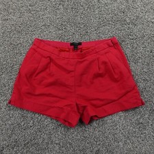 J Crew Shorts Womens 0 Pink Chino Zip Shorties Casual Preppy Pleated Cotton Hike