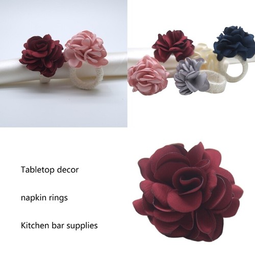 Tissue Rings Practical Tissue Buckle for Wedding Party Restaurant Decorations - Picture 2 of 13