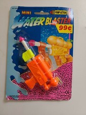 Vintage NEW Mini Water Blaster Pump Action Water Gun NOS East West 