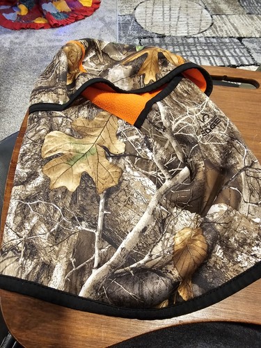 Reversible Real Tree Realtree Face Mask Camo Orange Hunting (₩)