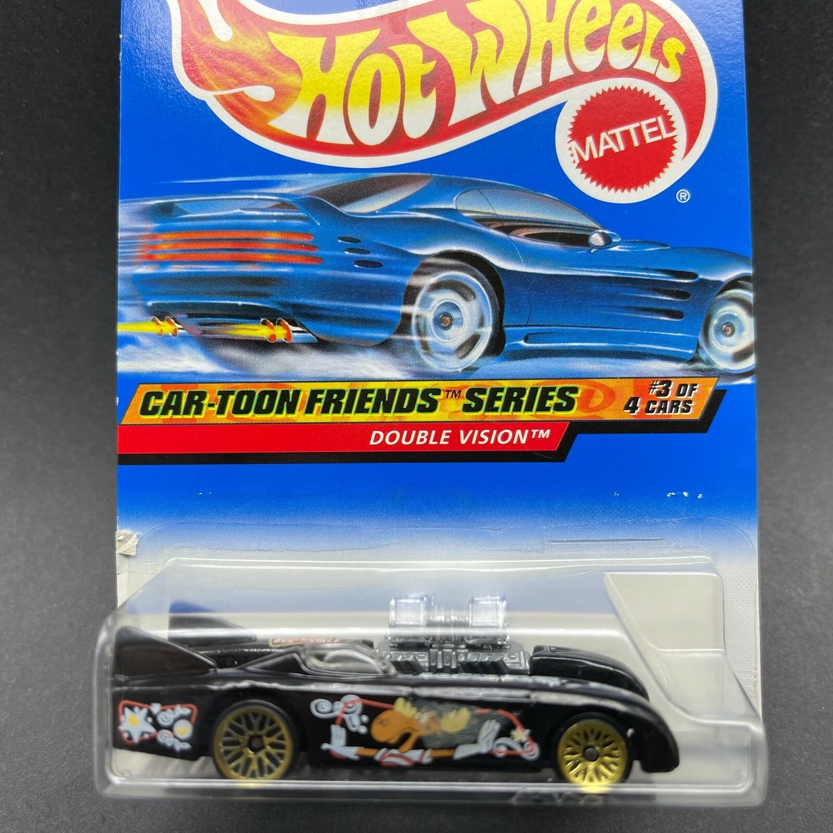 Hot Wheels Bullwinkle Car-Toon Friends Double Vision Car