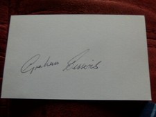 GRAHAM SISSONS  - ACTIVE / RETIRED PLAYERS - ALL LEAGUES - AUTOGRAPHED  CARDS