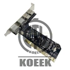 Keyboard Mouse Adapter Card PCI 32bit to 2x PS2 PS/2  2x USB 2.0 Port for PC 