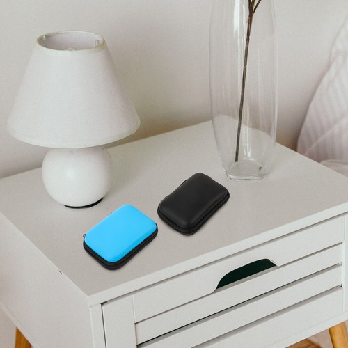 Funda protectora para disco duro portátil de viaje de almacenamiento con bolsa de transporte de 2 piezas - Imagen 11 de 12
