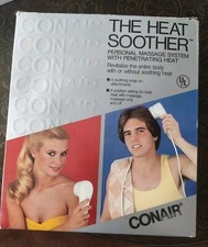Vintage 1980s Conair Heat Soother Massager DH30 With Attachments