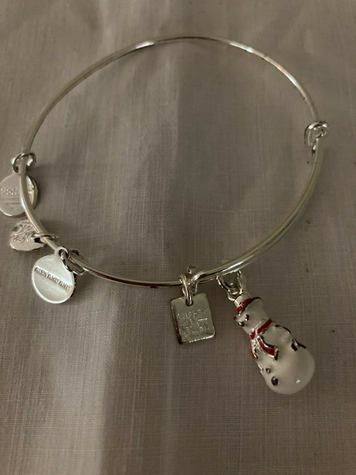 ALEX AND ANI Snowman Bracelet - Toys for Tots