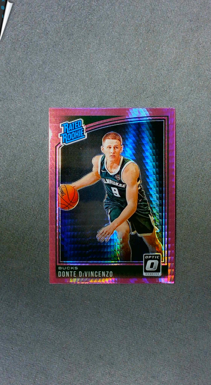 2018-19 Donruss Optic Rated Rookie Hyper Pink #164 Donte DiVincenzo Bucks