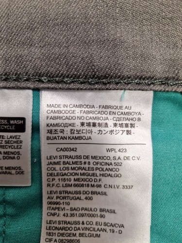 Jeans para hombre LEVI'S 508 Regular Taper W34 L34 STRETCH m816 - Imagen 12 de 18