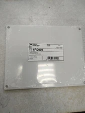 Hammond 14R0907 Electrical Box Flat Panel Steel Cover 14 Gauge