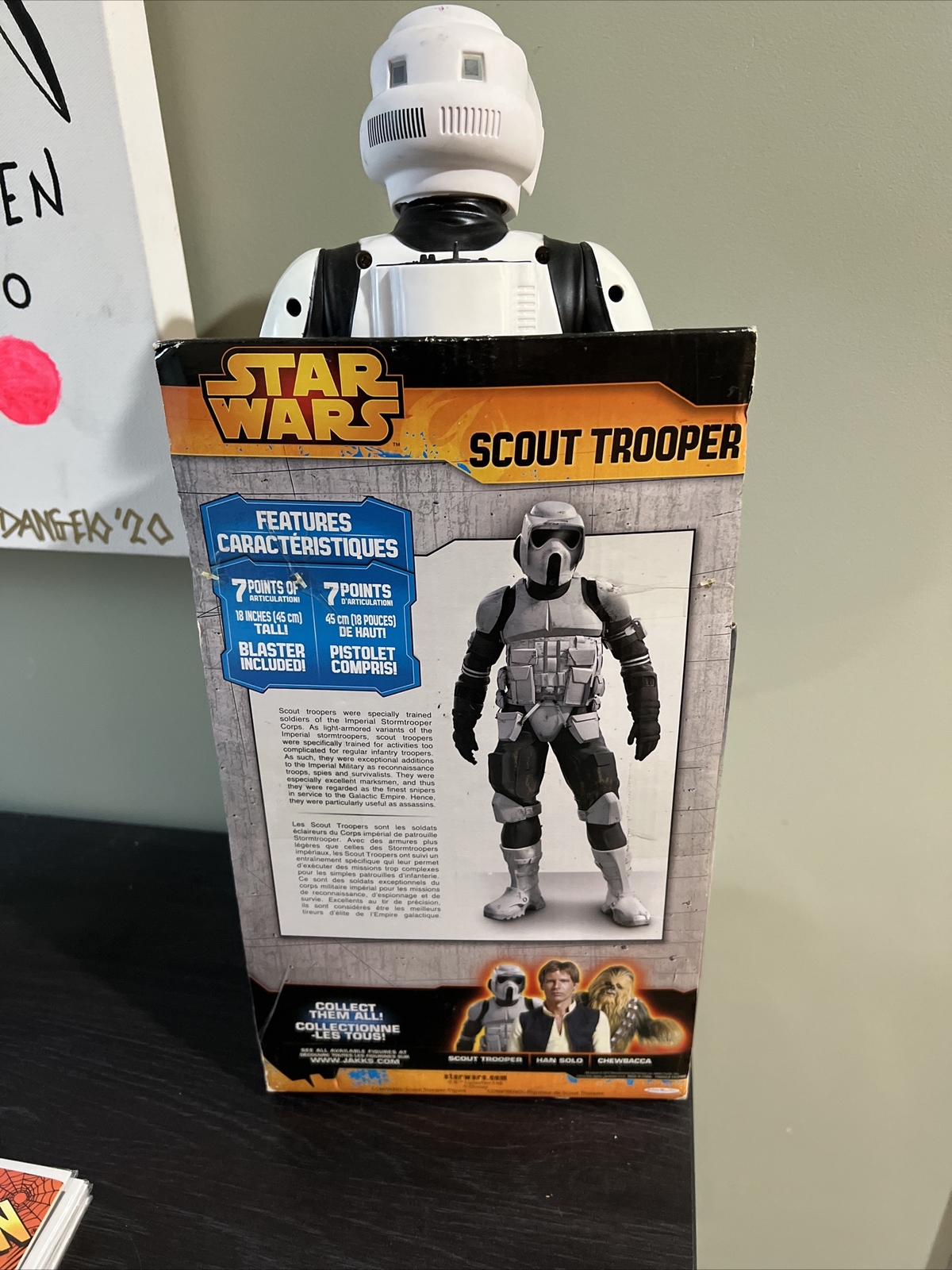 Star Wars 18 inch "SCOUT TROOPER" Action Figure JAKKS Pacific 2014 - Used