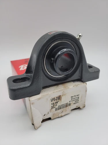 Browning VPS-215 Mounted Pillow Block Ball Bearing 15/16" Bore 4-7-16 Cast Iron