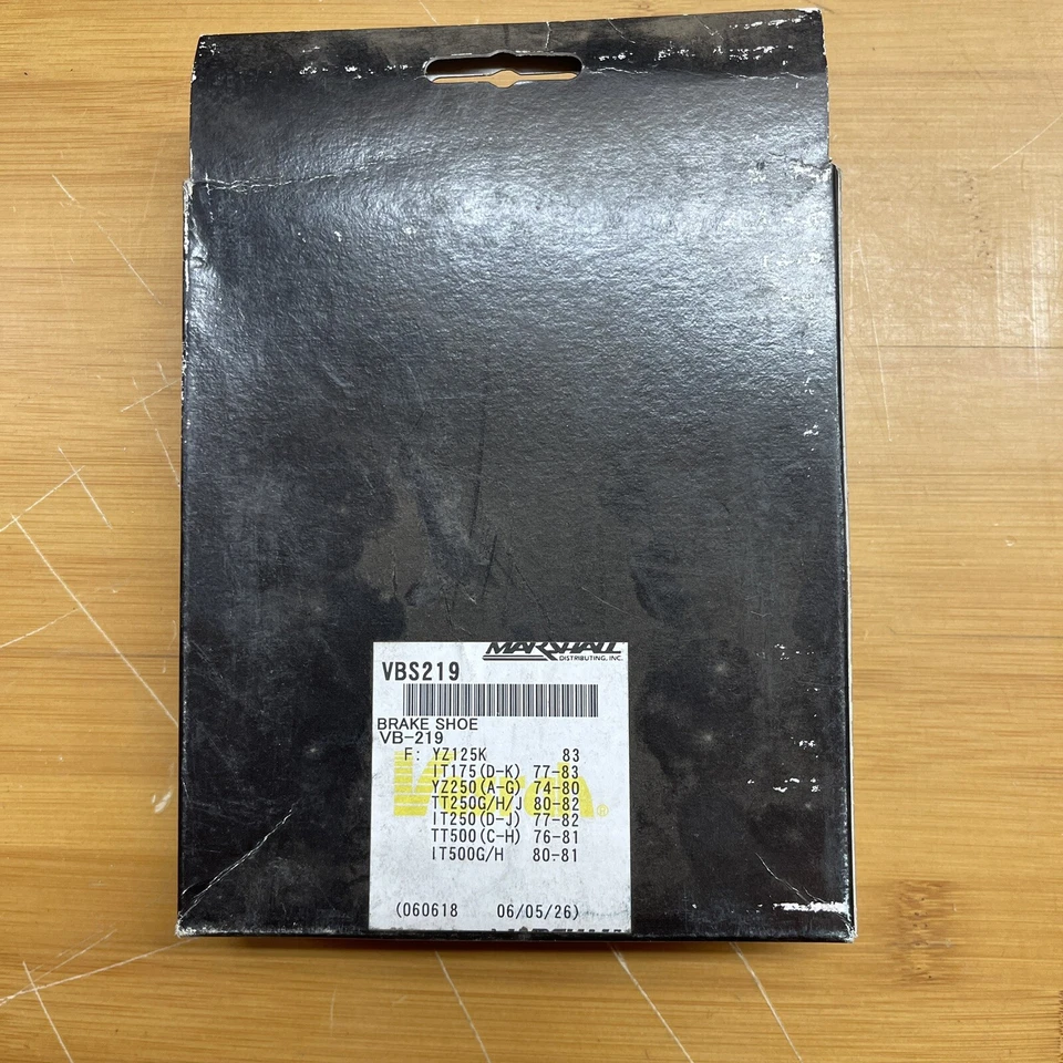 Vesrah - VB-219 - Zapatas de freno estándar YAMAHA YZ IT TT 125 175 250 500 Foto 2 de 4