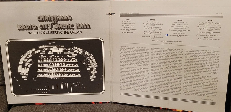 Dick Leibert Christmas at Radio City Music Hall 2LP   ORGAN New York Records  Foto 4 de 4