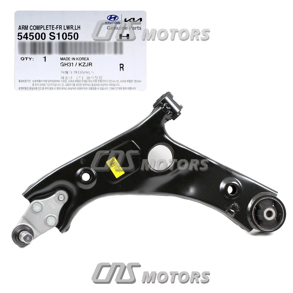 ⭐GENUINE⭐ Front Control Arms LEFT & RIGHT for 19-20 Hyundai Santa Fe 54501S1050 Foto 4 de 4