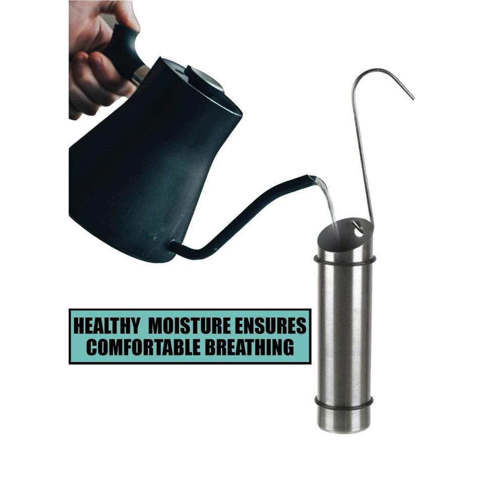 2Pc Reusable Humidifiers Set Stainless Steel Radiator Air Water Humidity Control - Image 3 of 4