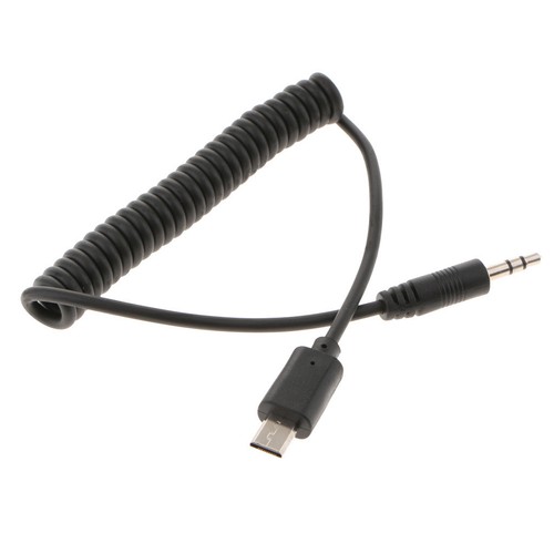 Fernauslöser Kabel, Flash Sync Kabel 3,5mm bis S 2 Synchrokabel für
