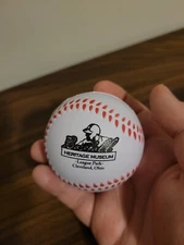 Baseball Heritage Museum Mini Foam Baseball League Park Cleveland, Ohio