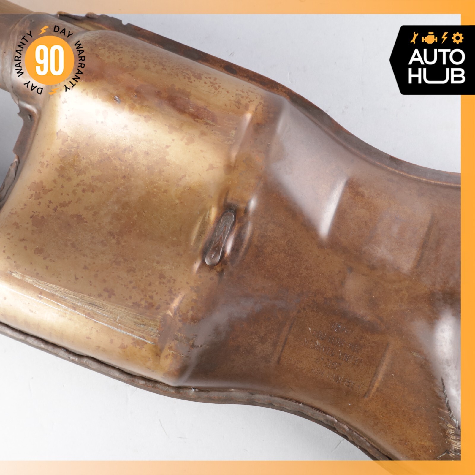 05-07 Maserati Quattroporte M139 Exhaust Mid Pipe Center Resonator Silencer OEM