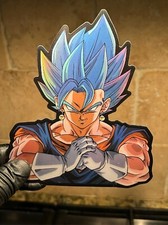Dragon Ball Z Super Saiyan Goku Anime Sticker 3D Motion Car Stickers Decal NEW