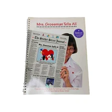 Mrs. Grossman Tells All Spiral Bound Paperback Book 2000 With Stickers