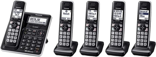Panasonic KX-TG985 SK Cordless Phone System 5 Handsets Very Good - 第 1/1 張圖片