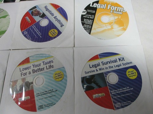 9 Piece Compact Discs CD Manage Money Negotiations Secrets Legal Taxes Audio Lot - Picture 3 of 5