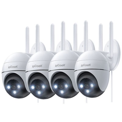2K/3MP Überwachungskamera Aussen WLAN IP Kamera mit PIR Bewegungsmelder, IP65